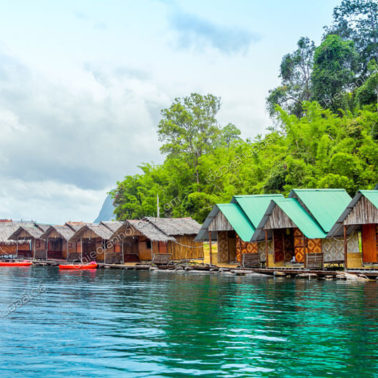 แพไกรสร แพอุทยานเขื่อนเชี่ยวหลาน