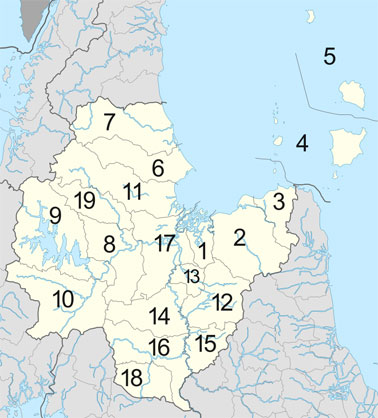 แผนที่จังหวัดสุราษฎร์ธานี